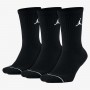 Носки баскетбольные спортивные Nike Jordan Jumpman Crew 3 пары черные (SX5545-013)