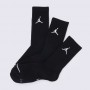 Носки баскетбольные спортивные Nike Jordan Jumpman Crew 3 пары черные (SX5545-013)
