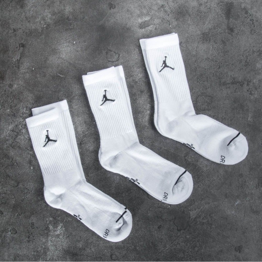 Носки баскетбольные спортивные Nike Jordan Jumpman Crew 3 пары (SX5545-100)