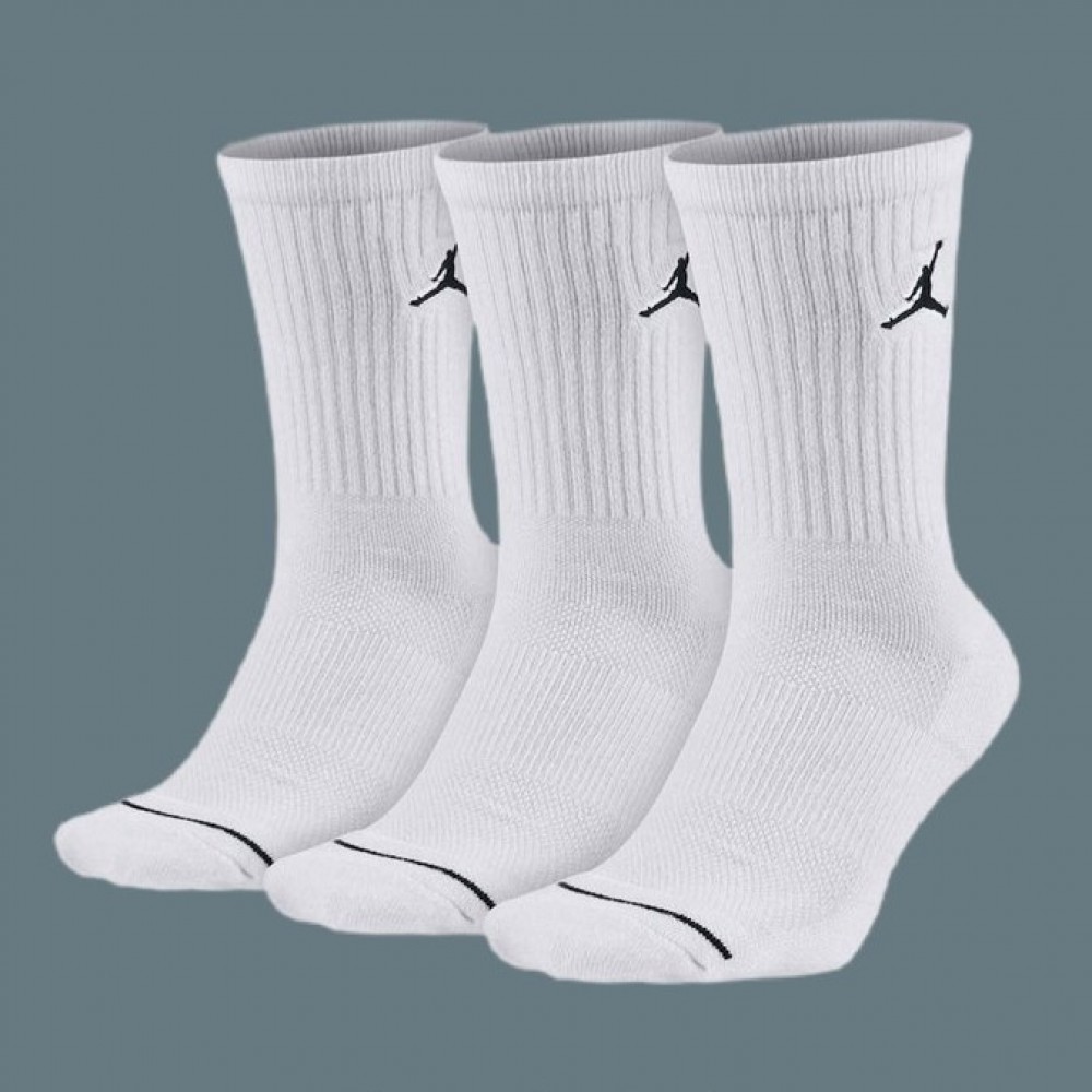 Носки баскетбольные спортивные Nike Jordan Jumpman Crew 3 пары (SX5545-100)