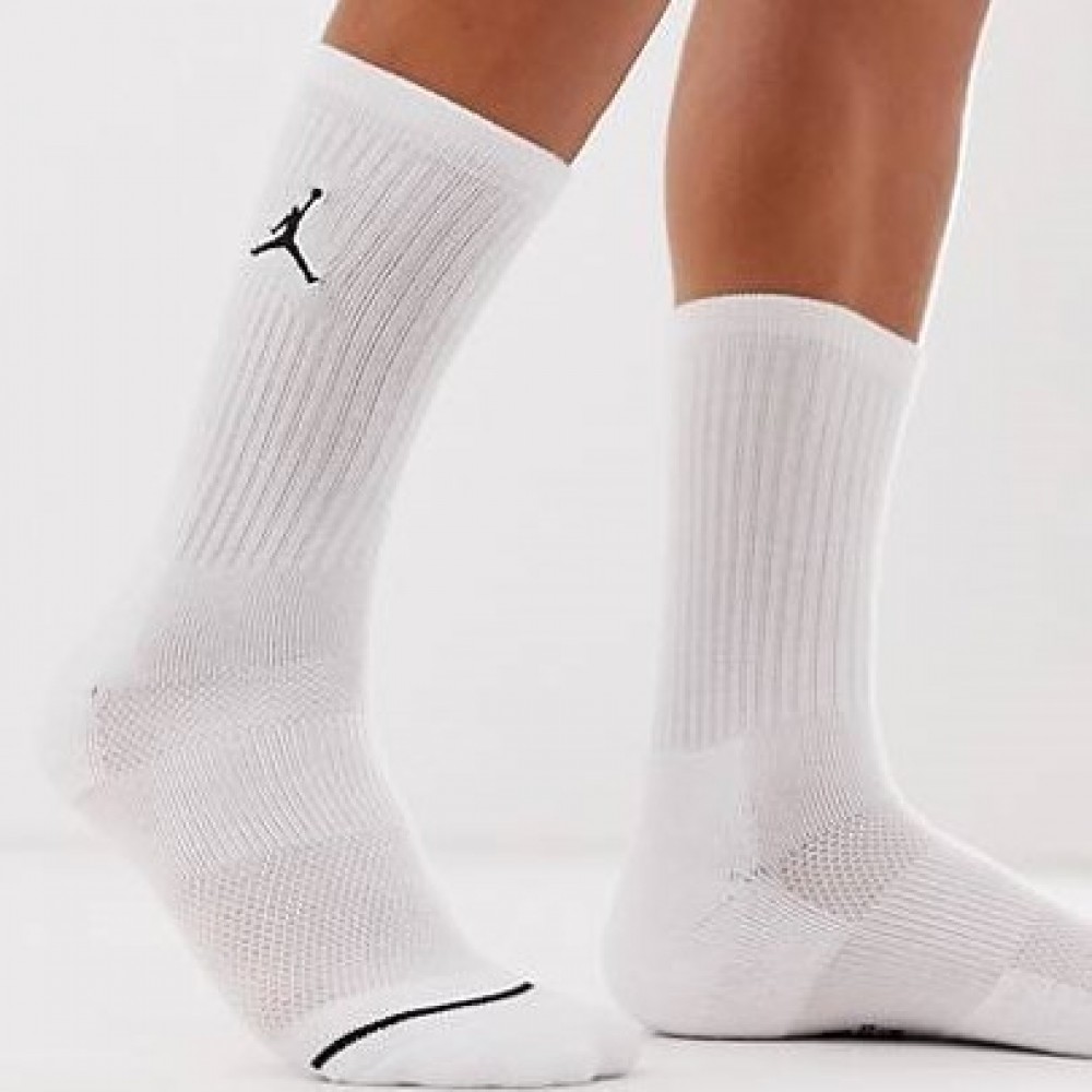 Носки баскетбольные Jordan Джордан Everyday Crew Socks для спорта и на каждый день 3 пары (DX9632-914)
