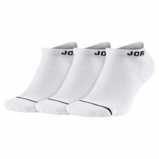 Носки спортивные Jordan Jumpman No Show 3-pack белые (SX5546-100)