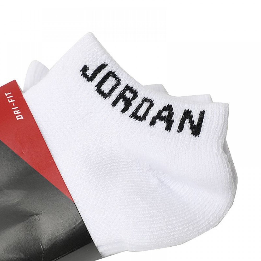 Носки спортивные Jordan Jumpman No Show 3-pack белые (SX5546-100)