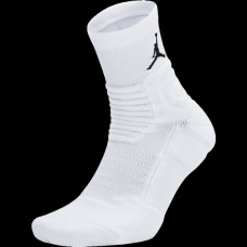 Носки баскетбольные Jordan Flight Quarter 2.0 Crew Basketball Socks белые (SX5855-101)