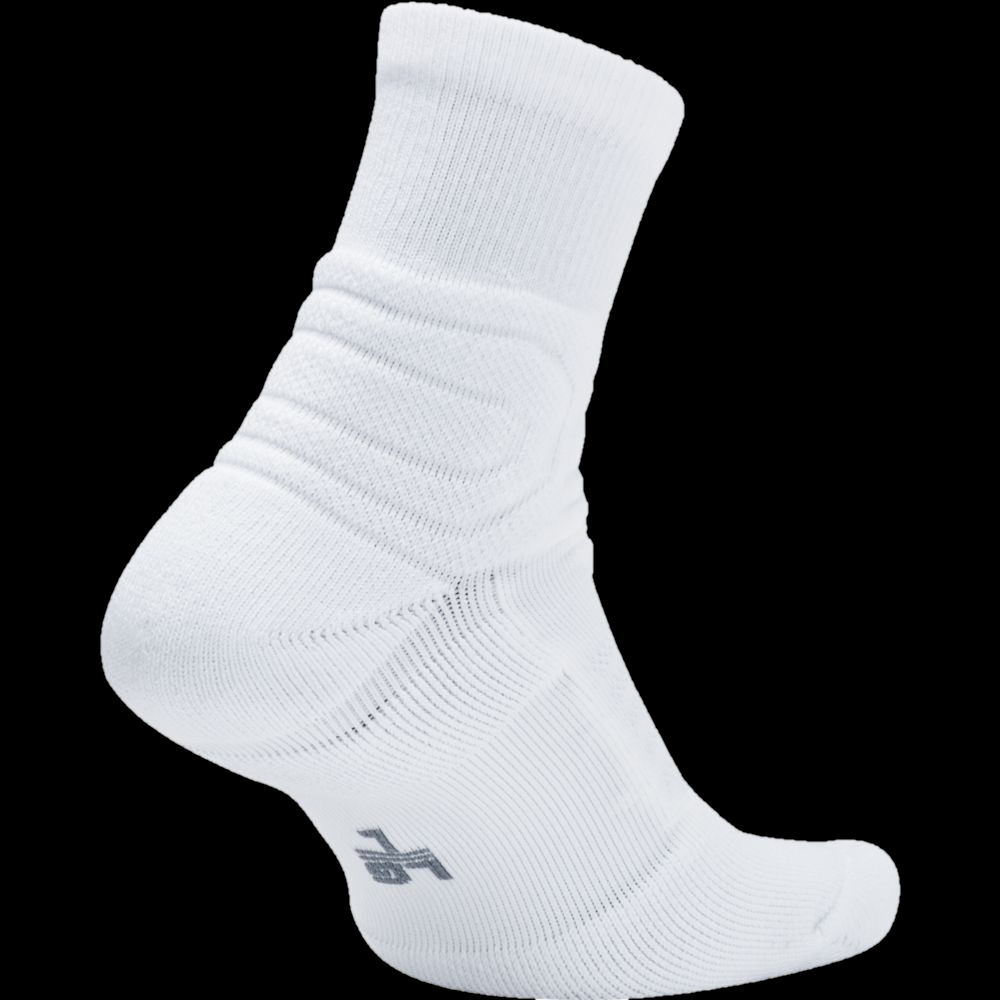 Носки баскетбольные Jordan Flight Quarter 2.0 Crew Basketball Socks белые (SX5855-101)