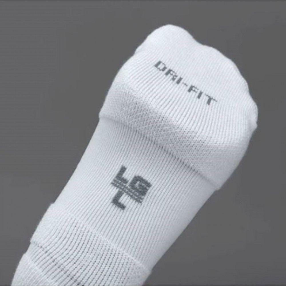 Носки баскетбольные Jordan Flight Quarter 2.0 Crew Basketball Socks белые (SX5855-101)