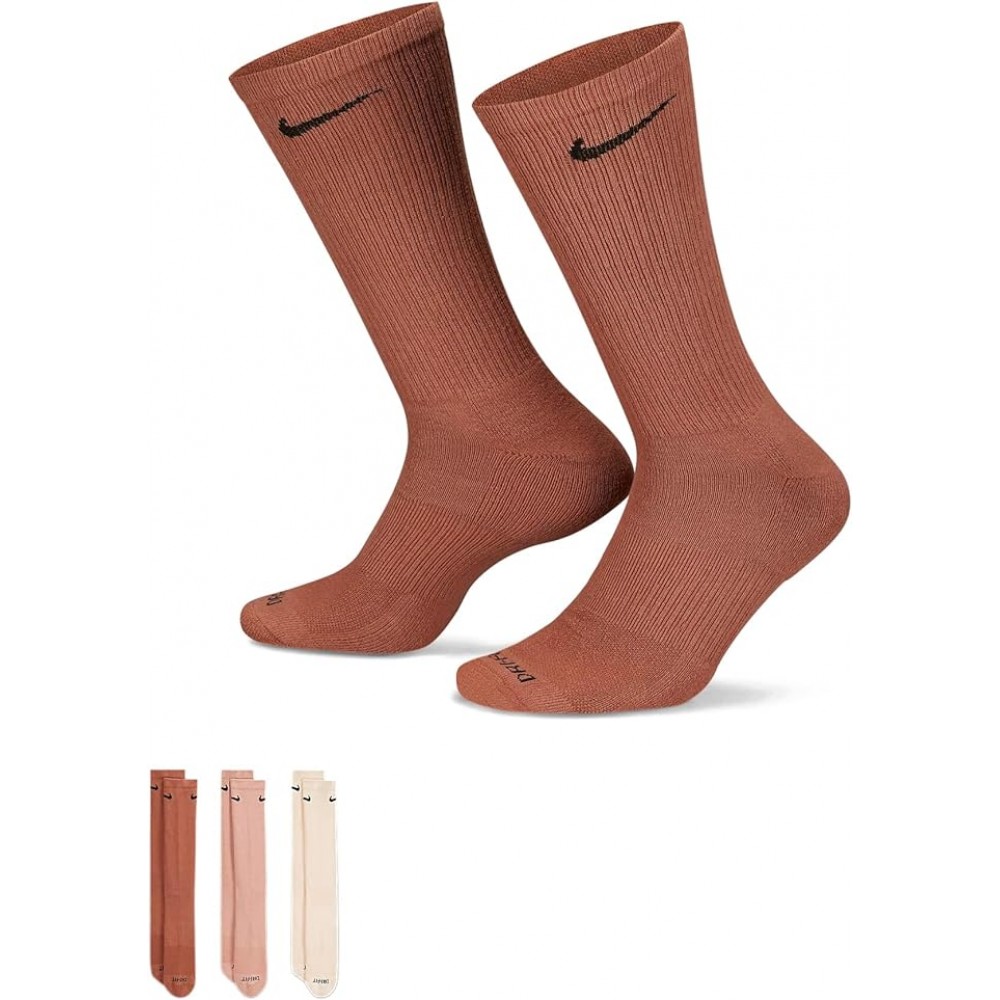 Носки спортивные Nike Everyday Plus Cushioned Socks 3 пары мультиколор (SX6888-914)