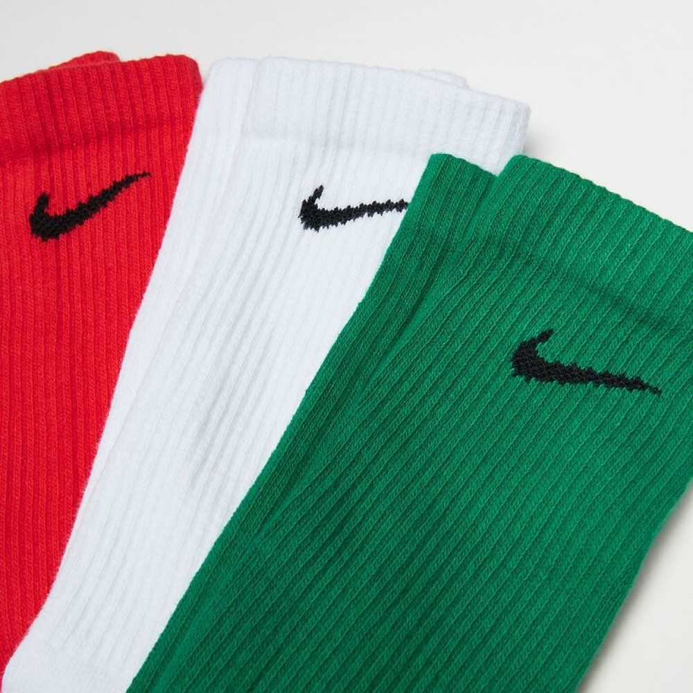 Носки спортивные Nike Everyday Plus Cushioned Socks 3 пары мультиколор (SX6888-929)
