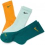 Носки спортивные Nike Everyday Plus Cushioned Socks 3 пары мультиколор (SX6888-932)