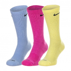 Носки спортивные Nike Everyday Plus Cushioned Socks 3 пары мультиколор (SX6888-960)