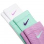 Носки спортивные Nike Everyday Plus Cushioned Socks 3 пары мультиколор (SX6888-993)
