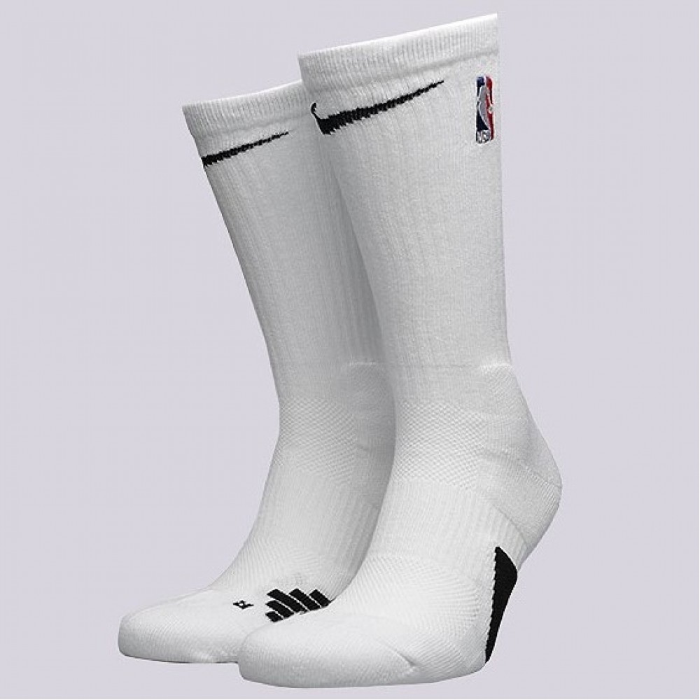 Носки баскетбольные Nike Elite Crew NBA белые (SX7587-100)