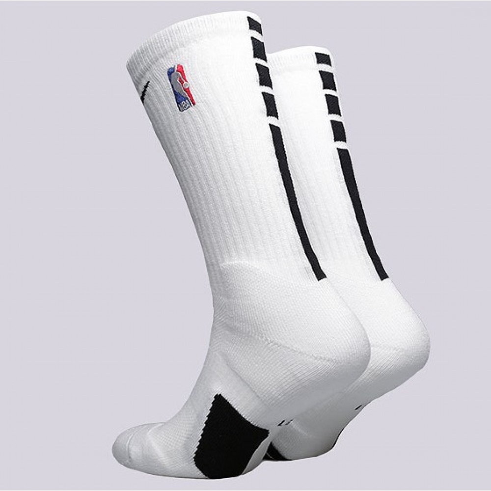 Носки баскетбольные Nike Elite Crew NBA белые (SX7587-100)