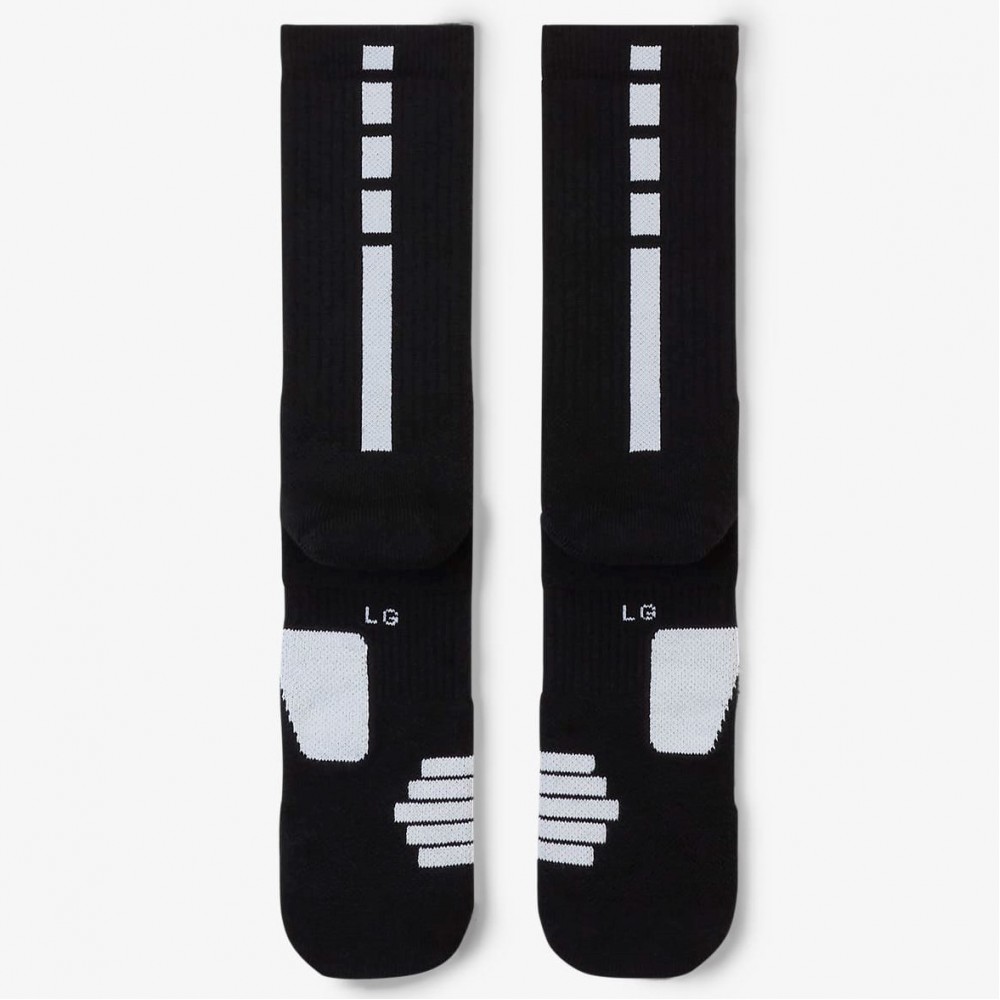 Носки баскетбольные Nike Elite Basketball Crew Socks черные (SX7622-013)