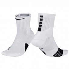 Носки баскетбольные Nike Elite Crew белые (SX7625-100)