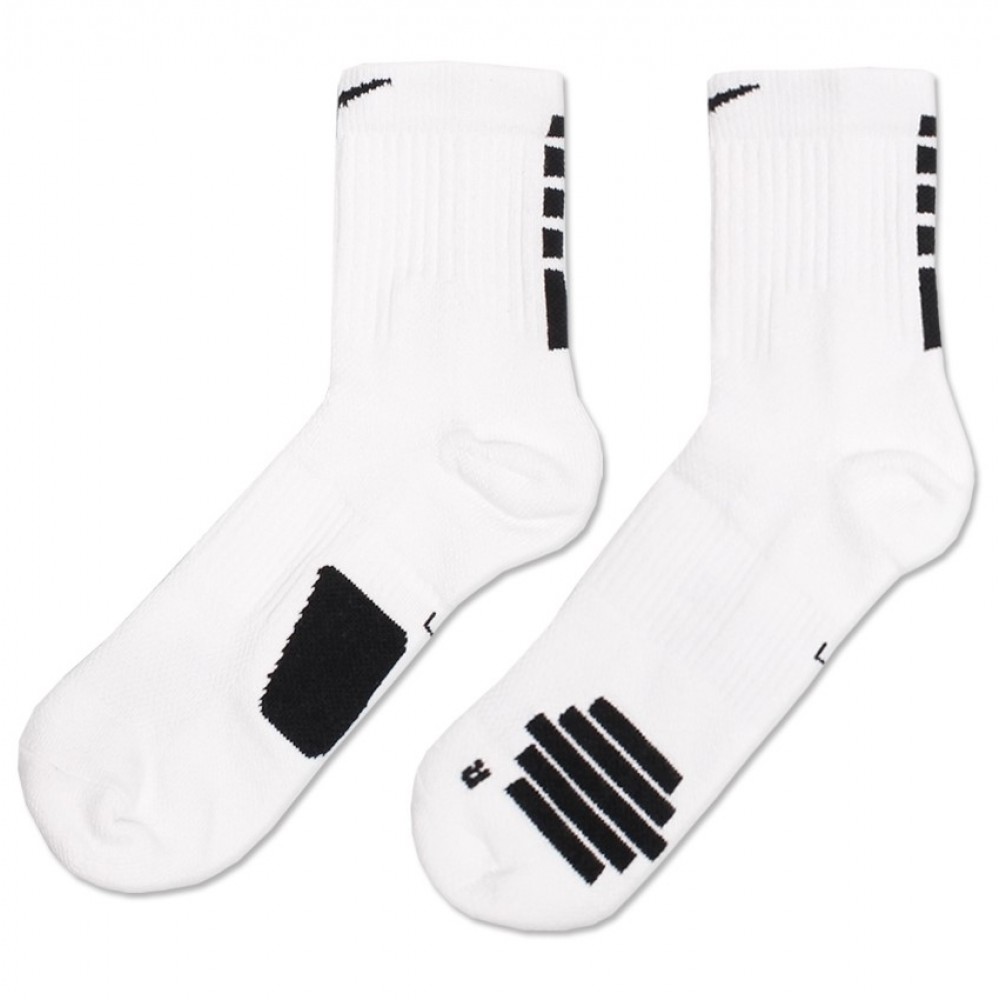Носки баскетбольные Nike Elite Crew белые (SX7625-100)