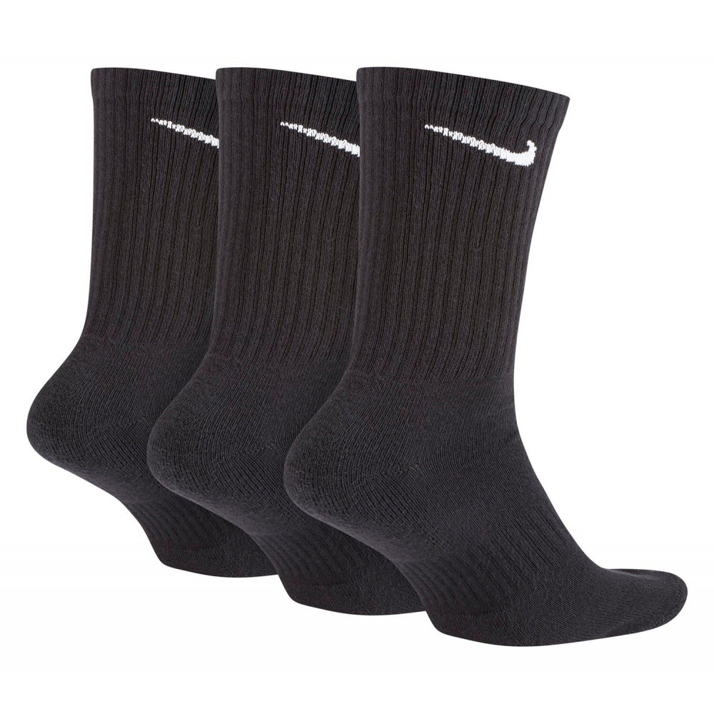 Носки спортивные Nike Everyday Cushion Crew 3 пары черный (SX7664-010)