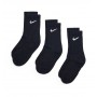 Носки спортивные Nike Everyday Cushion Crew 3 пары черный (SX7664-010)
