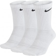 Носки спортивные Nike Everyday Cushion Crew 3 пары белый (SX7664-100)