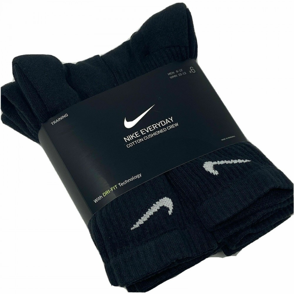 Носки спортивные Nike Everyday Cushioned 6 пар (SX7666-010)