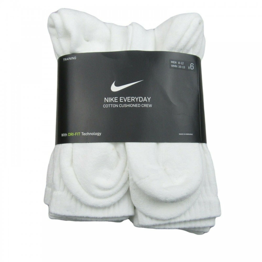 Носки спортивные Nike Everyday Cushioned 6 пар (SX7666-100)