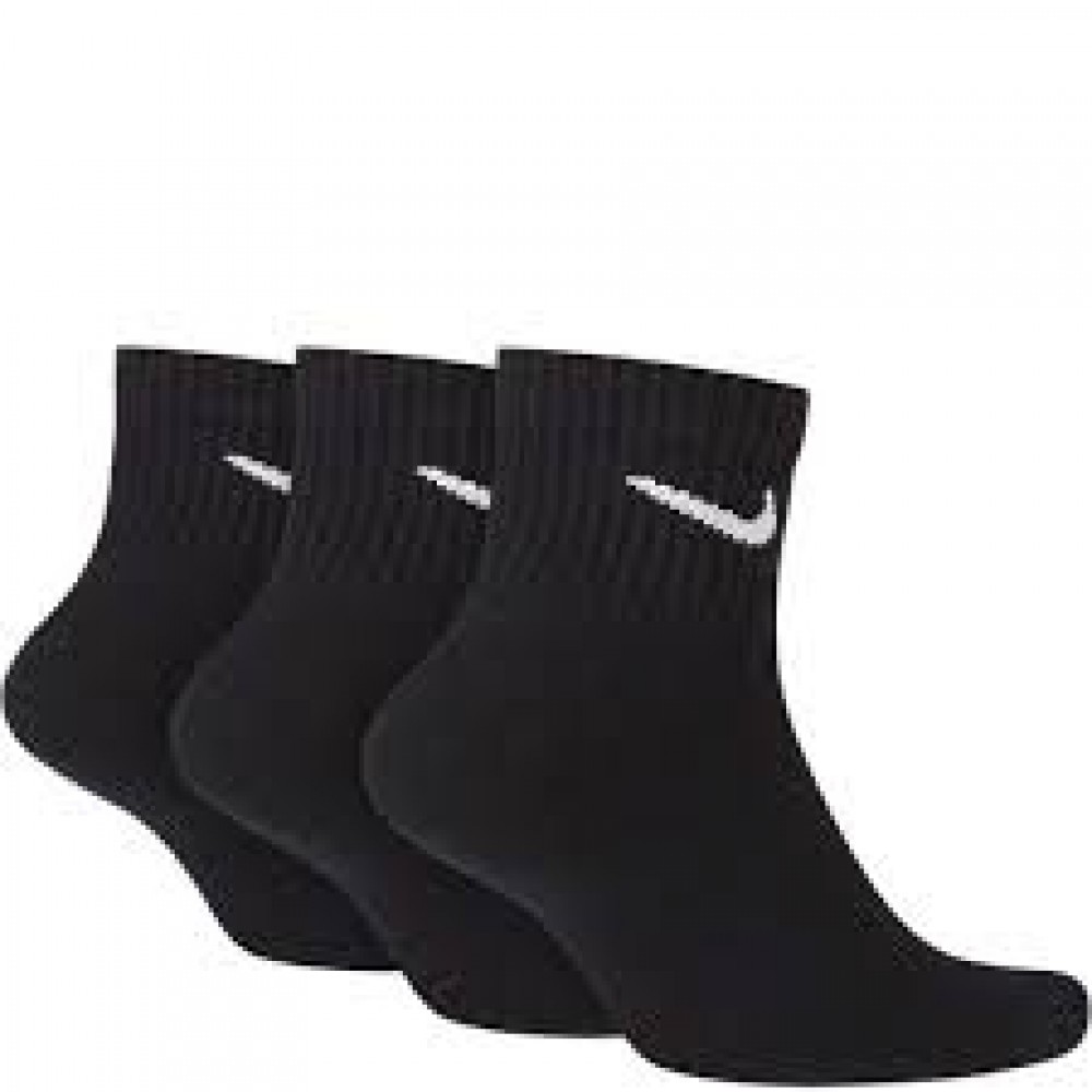 Носки спортивные Nike Everyday Cushion Ankle 3 пары черные (SX7667-010)