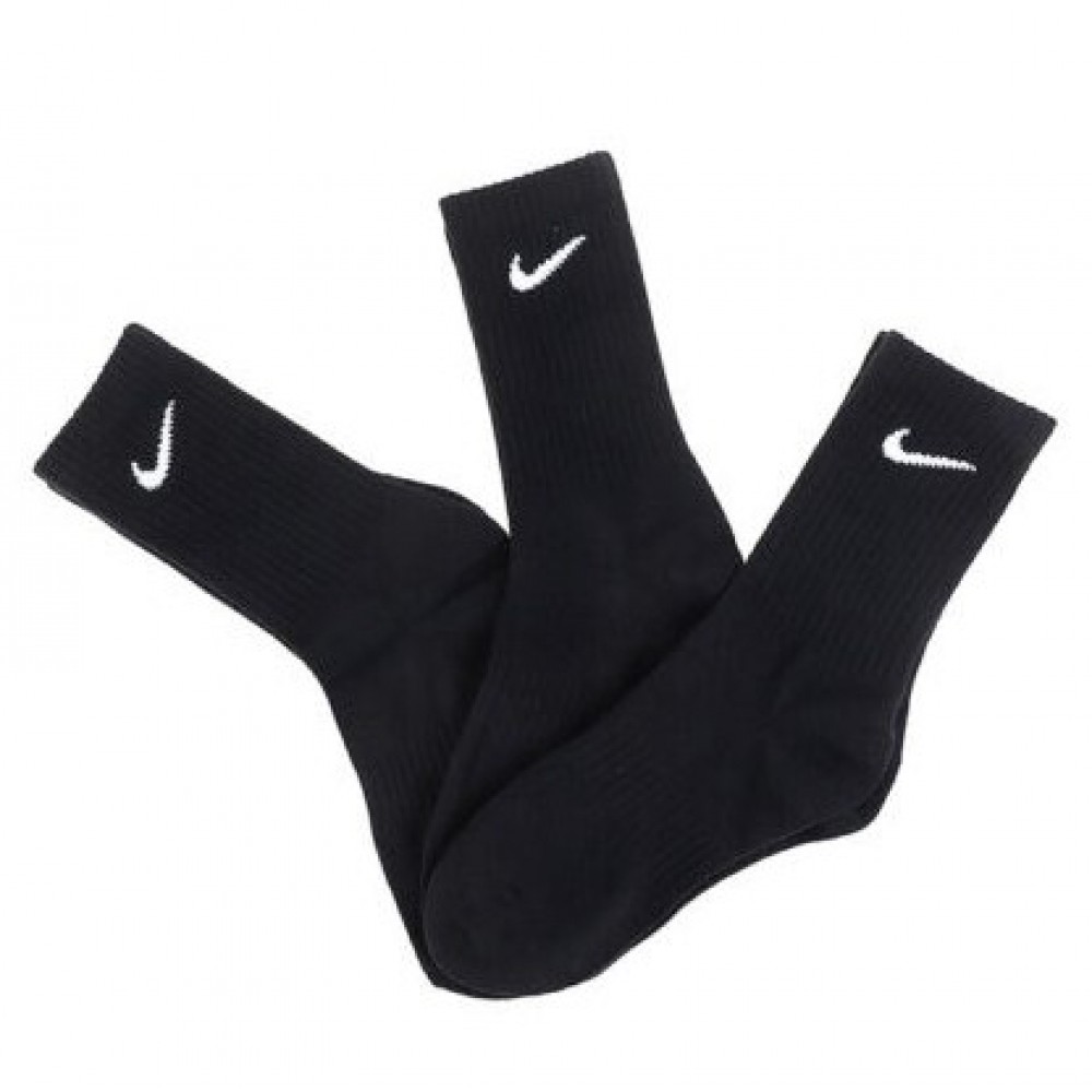 Носки Nike Everyday Lightweight Crew 3 пары черные (SX7676-010)