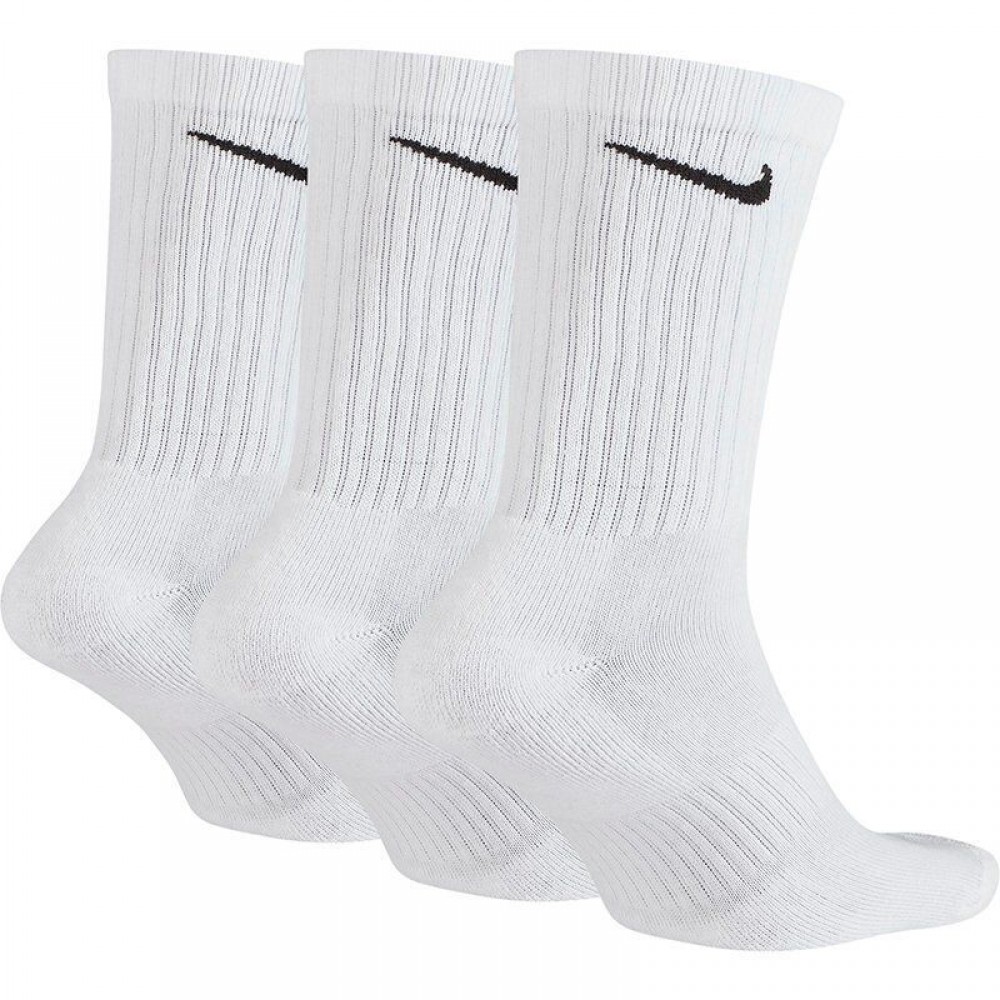 Носки спортивные Nike Everyday Lightweight Crew 3 пары белые (SX7676-100)