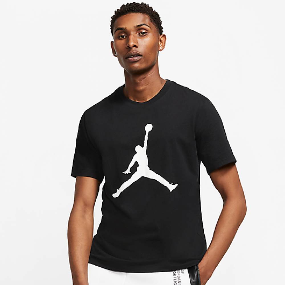 Футболка мужская Jordan Джордан Short Sleeve Crew черная оригинал (CJ0921-011)