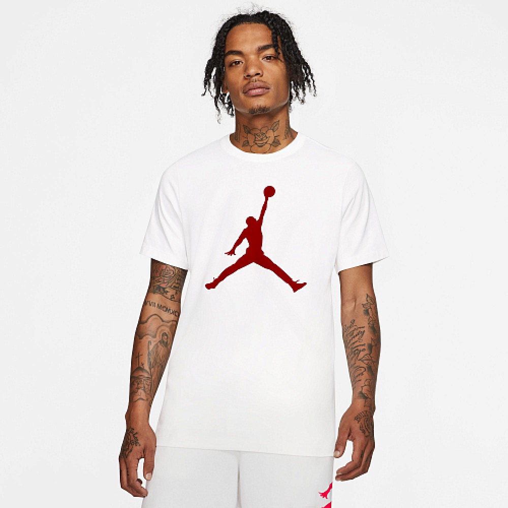 Футболка Jordan Jumpan Short Sleeve Crew мужская баскетбольная белая (CJ0921-102)