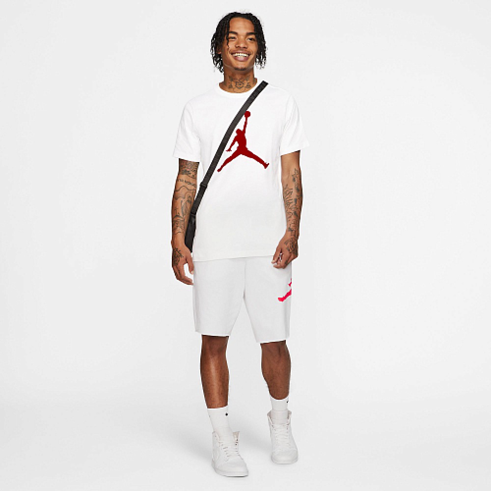 Футболка Jordan Jumpan Short Sleeve Crew мужская баскетбольная белая (CJ0921-102)