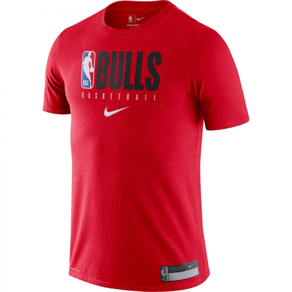 Футболка баскетбольная мужская Nike Chicago Bulls Practice размер M (CK8189-657)