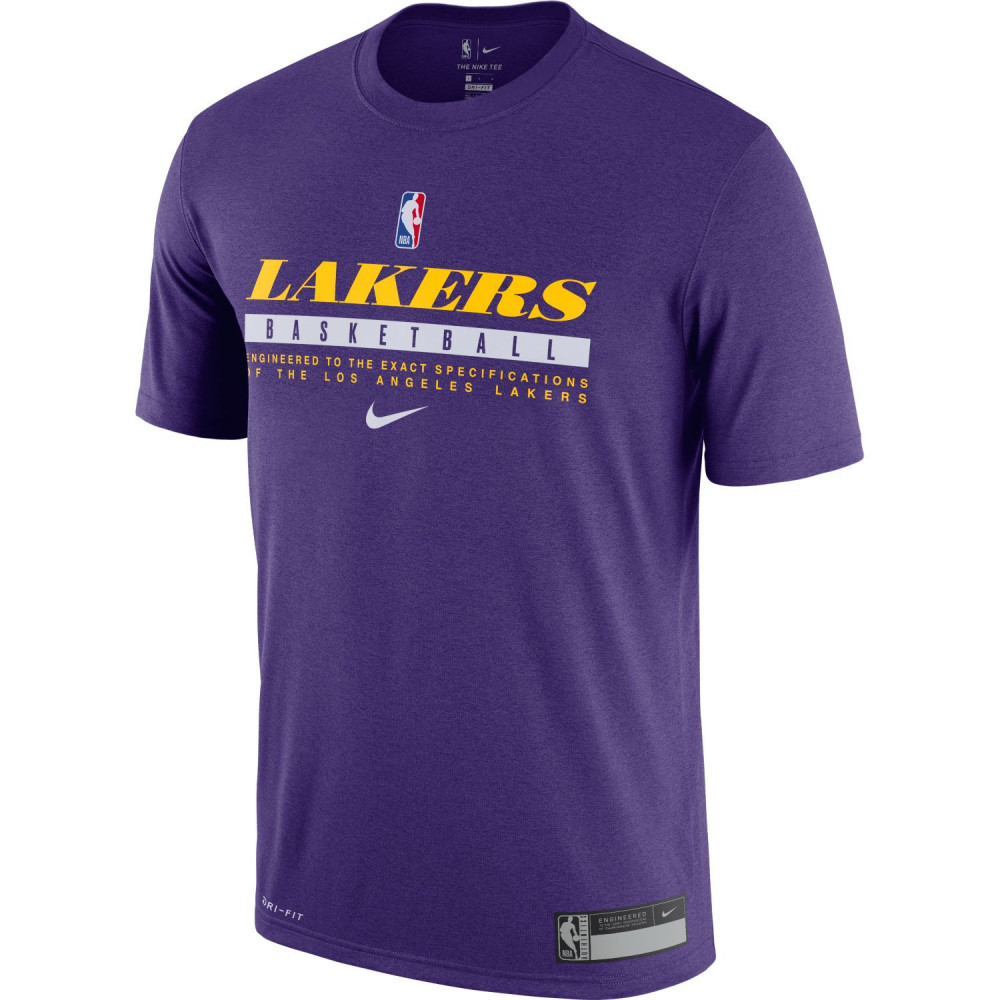 Футболка баскетбольная мужская Nike Los Angeles Lakers Practice оригинал (CK8243-547) 