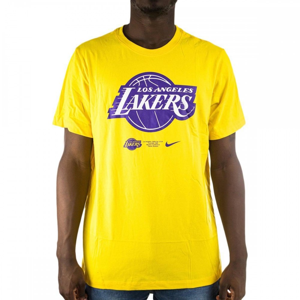 Футболка мужская баскетбольная Nike NBA Los Angeles Lakers Logo (CK8381-728)