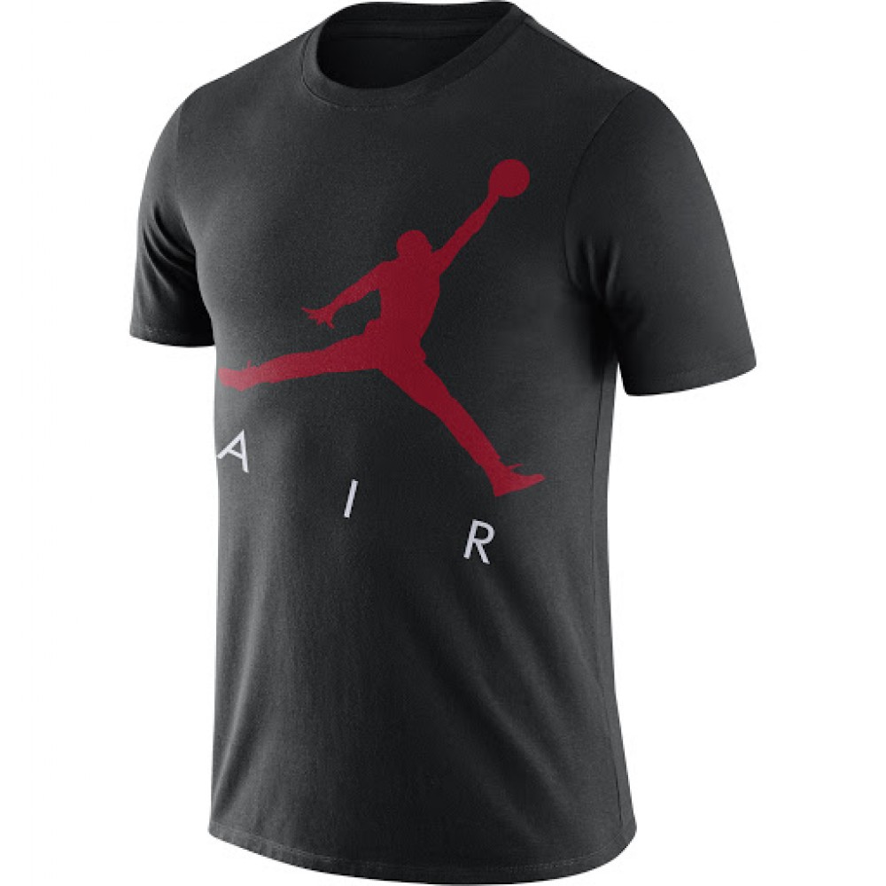 Футболка мужская Jordan Jumpman Air HBR SS Crew баскетбольная черная (CV3425-010)