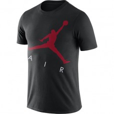 Футболка мужская Jordan Jumpman Air HBR SS Crew баскетбольная черная (CV3425-010)