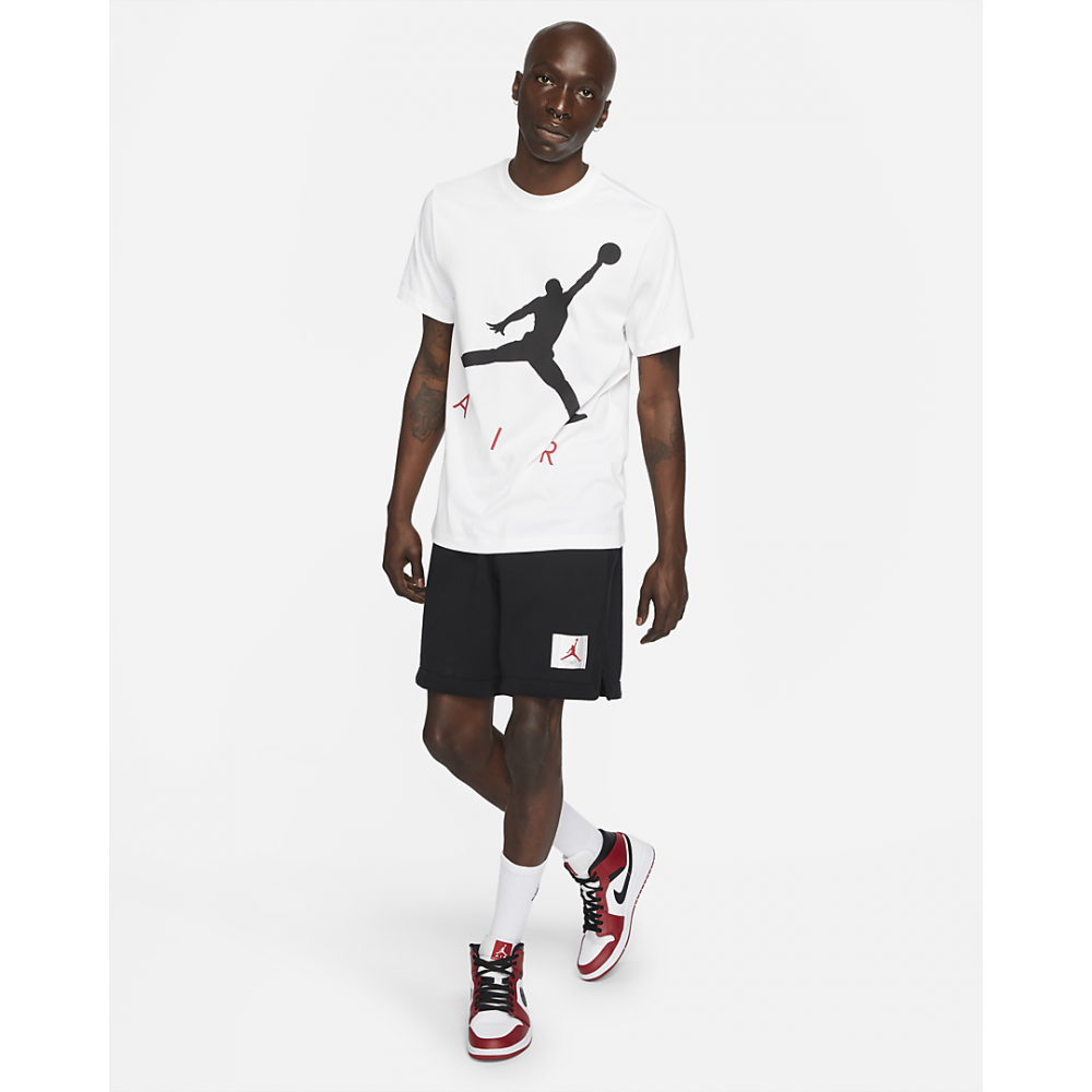 Футболка мужская Jordan Jumpman Air HBR SS Crew баскетбольная белая (CV3425-101)