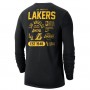 Футболка баскетбольная c длинными рукавами Nike Los Angeles Lakers Courtside Elements Longsleeve (DA5897-010)