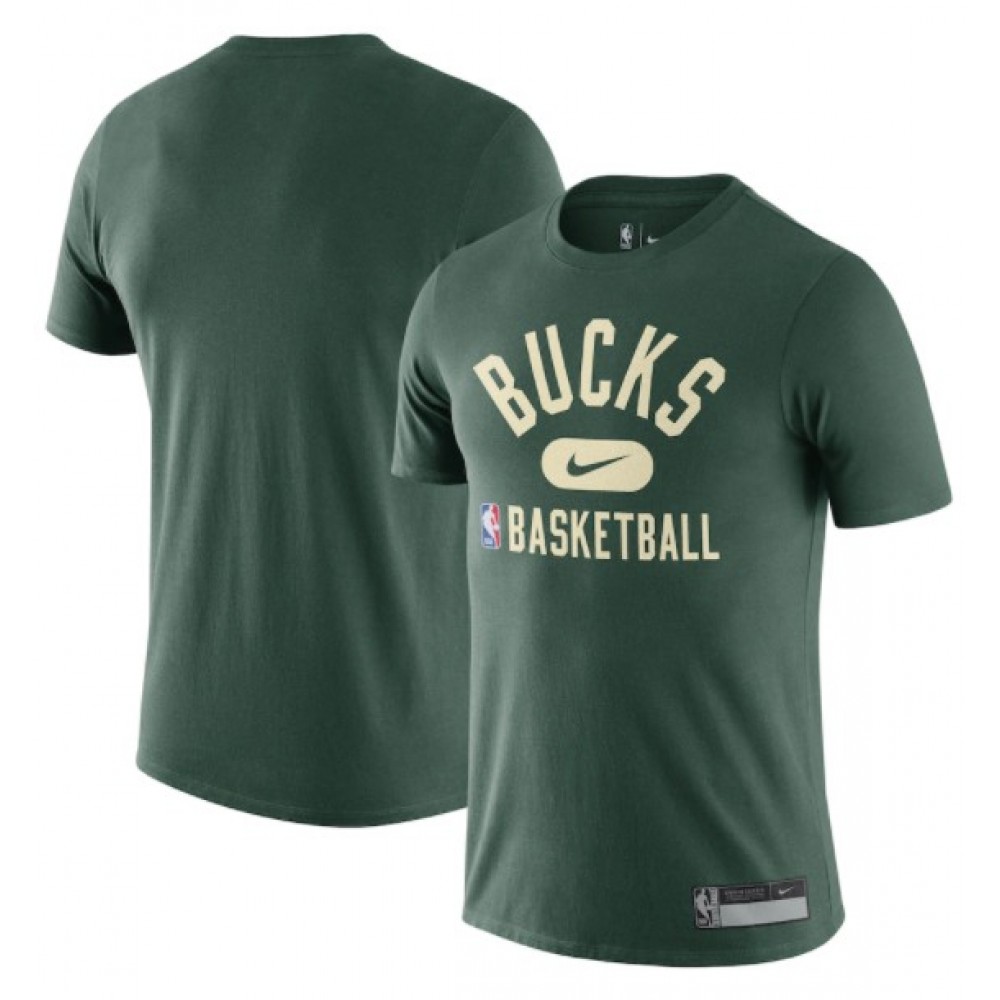 Футболка баскетбольная Nike NBA Milwaukee Bucks Dri-Fit Top (DA5928-323)