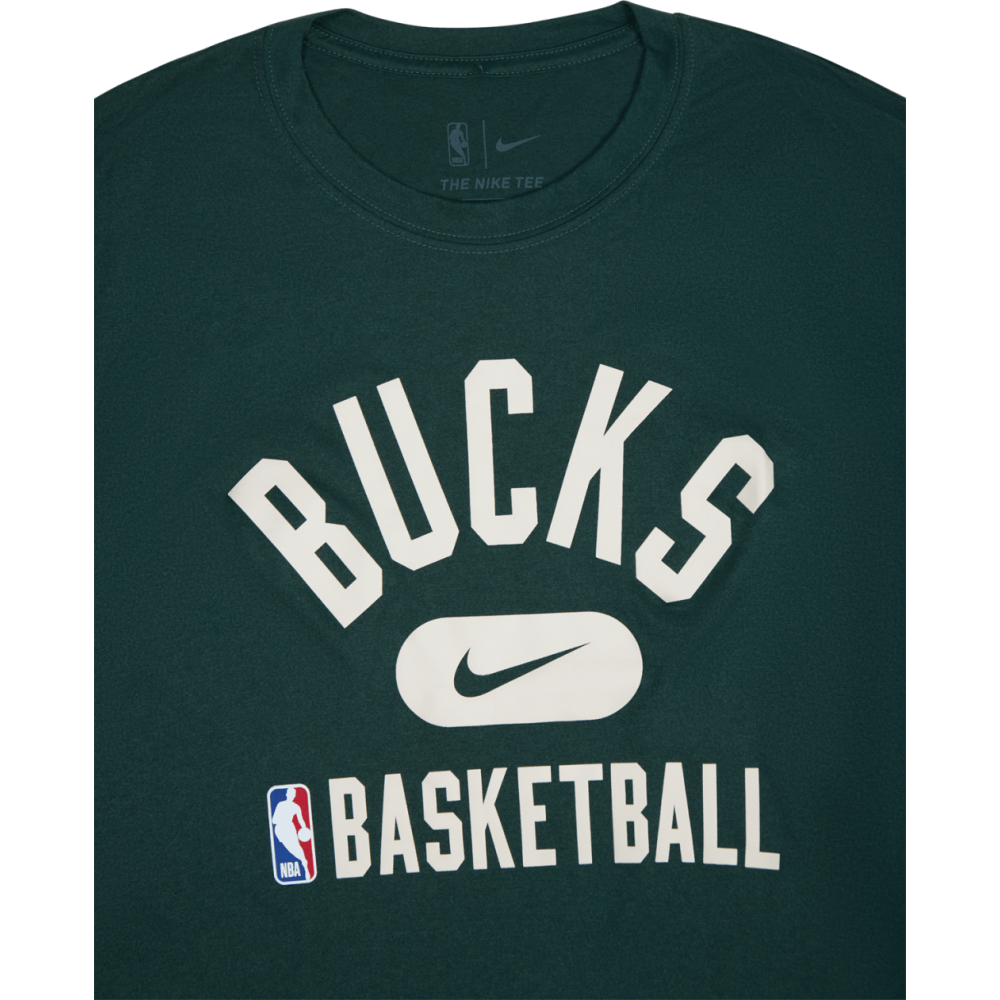 Футболка баскетбольная Nike NBA Milwaukee Bucks Dri-Fit Top (DA5928-323)