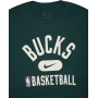 Футболка баскетбольная Nike NBA Milwaukee Bucks Dri-Fit Top (DA5928-323)