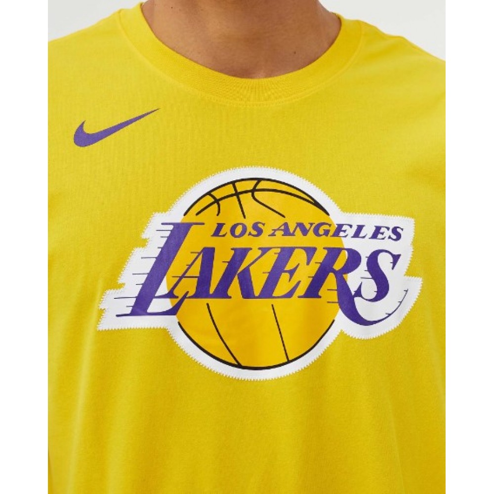 Футболка мужская баскетбольная Nike Nike Los Angeles Lakers Men's Dri-FIT Logo T-Shirt (DA6023-728)