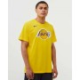 Футболка мужская баскетбольная Nike Nike Los Angeles Lakers Men's Dri-FIT Logo T-Shirt (DA6023-728)