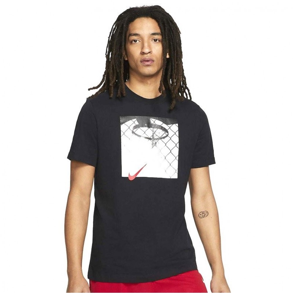 Футболка баскетбольная Nike HBR PHOTO SS TEE размер XL (DD0769-010)