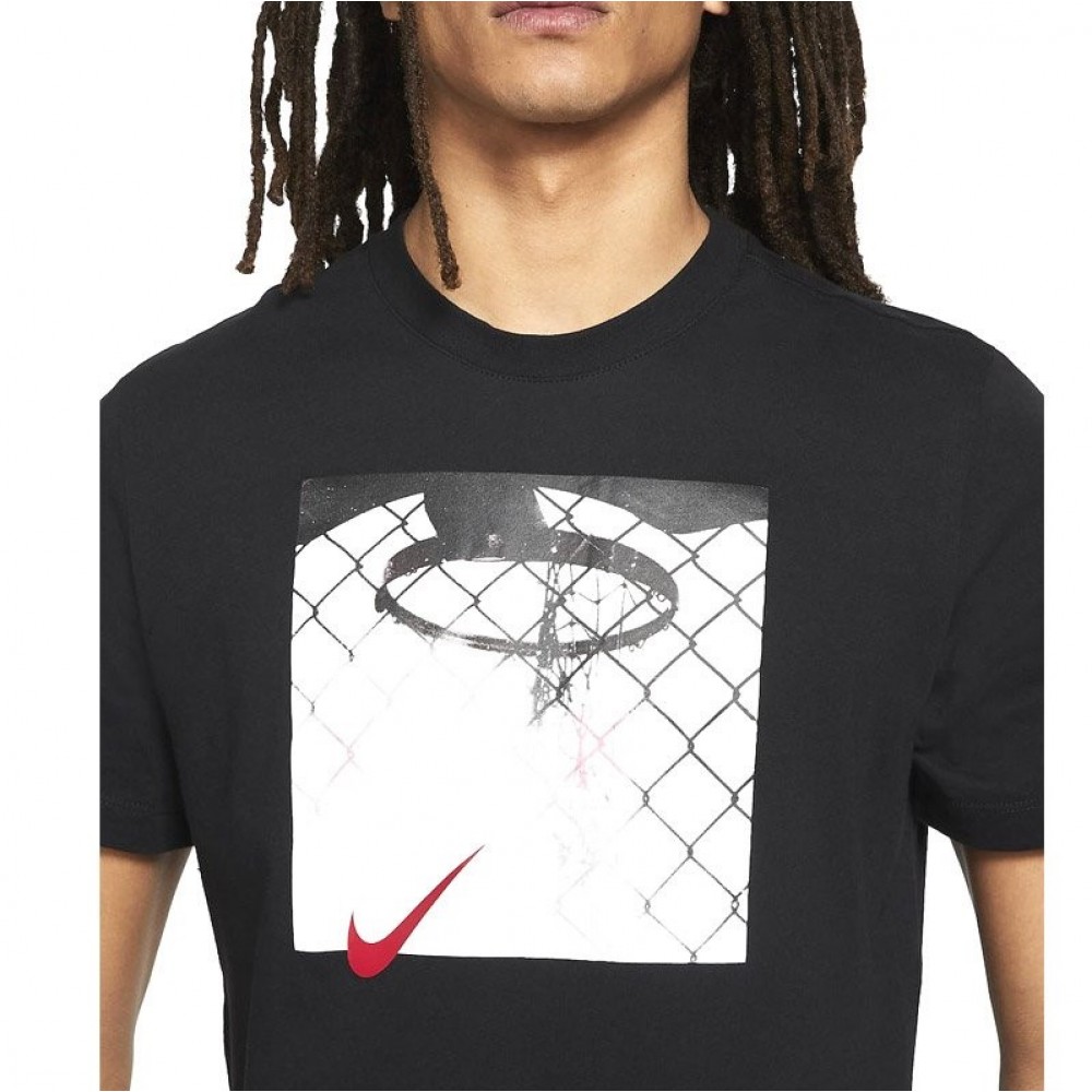 Футболка баскетбольная Nike HBR PHOTO SS TEE размер XL (DD0769-010)