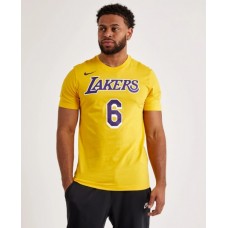 Футболка баскетбольная мужская Los Angeles Lakers Lebron James Men's Nike NBA T-Shirt (DR6380-728)