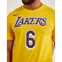 Футболка баскетбольная мужская Los Angeles Lakers Lebron James Men's Nike NBA T-Shirt (DR6380-728)