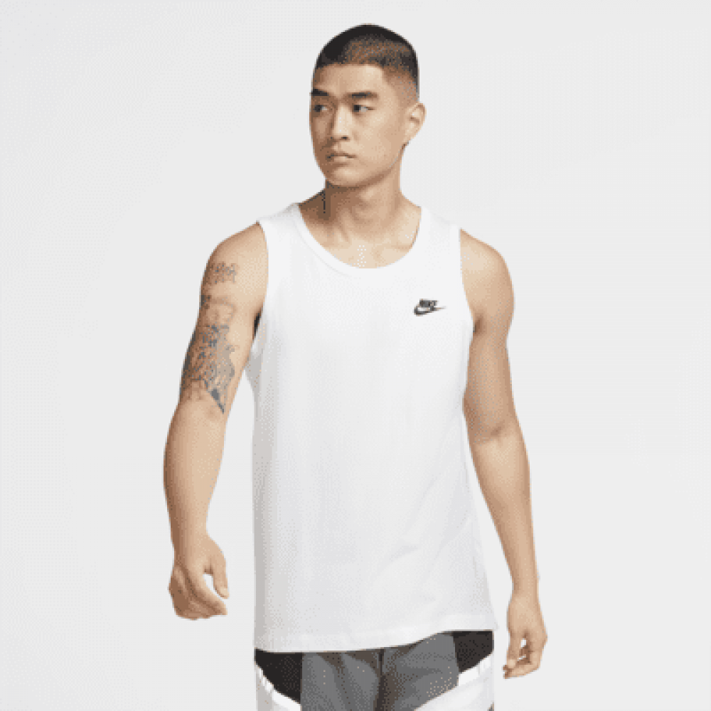 Майка мужская спортивная Nike Sportswear хлопок (BQ1260-100)