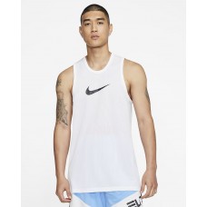 Майка баскетбольная Nike Dri-FIT Men's Basketball Top полиэстер белая (BV9387-100)