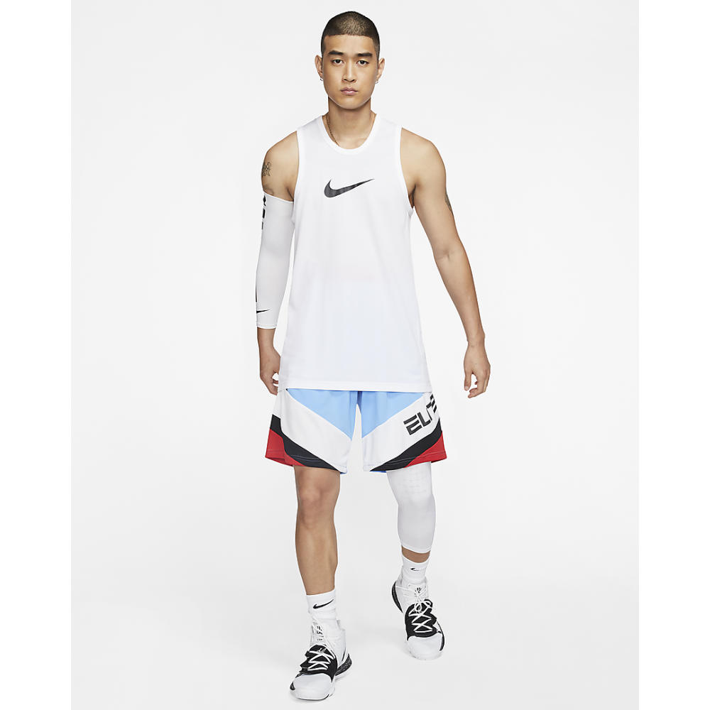 Майка баскетбольная Nike Dri-FIT Men's Basketball Top полиэстер белая (BV9387-100)